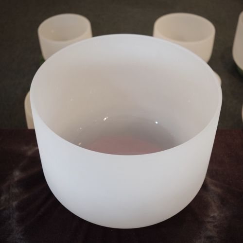 8" C, Quartz Crystal Singing Bowl