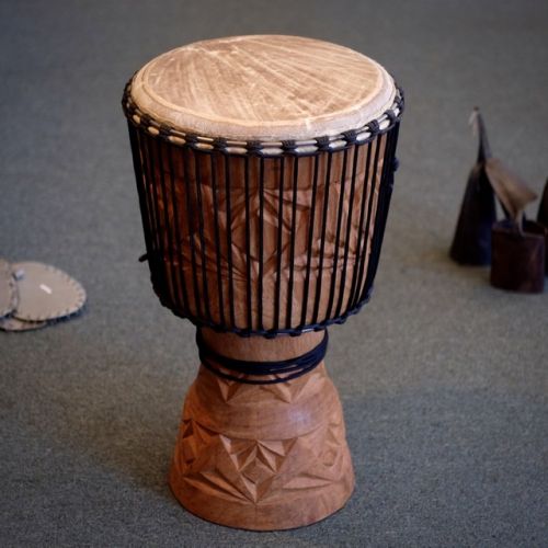 Full Size Djembe (Guinea, Lenke Wood)